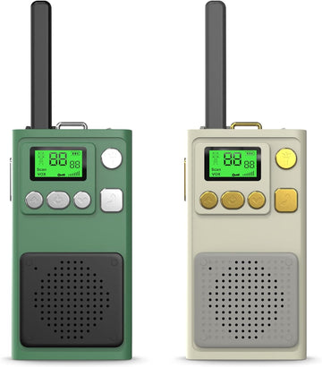 ChunHee 1/2 Mile Walkie Talkie 2 Way Radio for Kids Teens Caregiver Home Intercom for Kids Elderly Indoor Outdoor Two-Way Radio Walkie Talkie, Battery-Powered CallToU